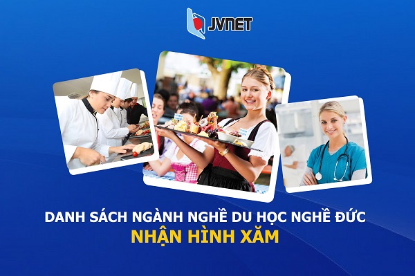 danh sách ngành nghề du học nghề Đức nhận hình xăm