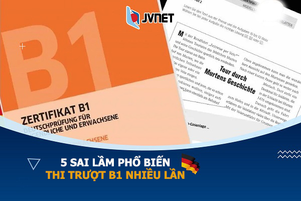 thi trượt B1 tiếng Đức