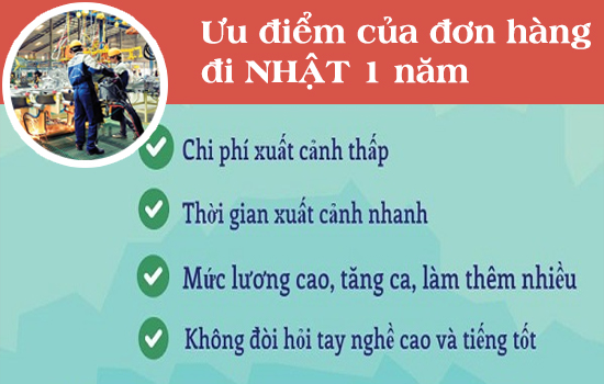 Xuất khẩu lao động Nhật Bản 1 năm